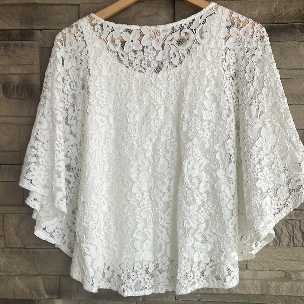 🤍Ruby Rd. Lace blouse Size Small petite - Picture 6 of 6